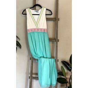 V neck maxi